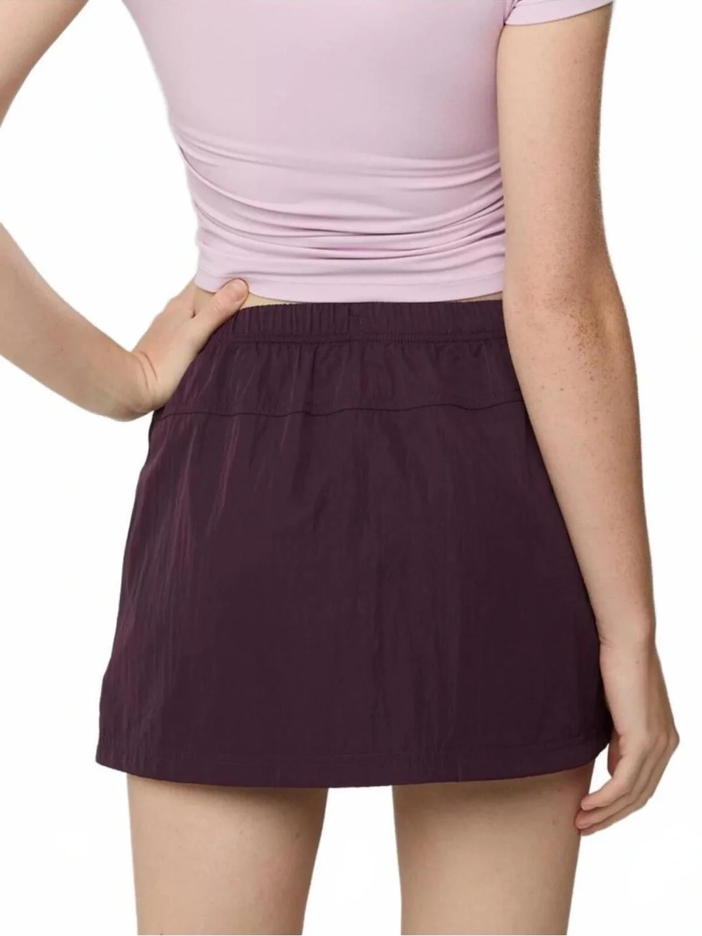 Offline by Aerie Hiker Mini Skort Purple Athletic Skirt Shorts & Pockets - L